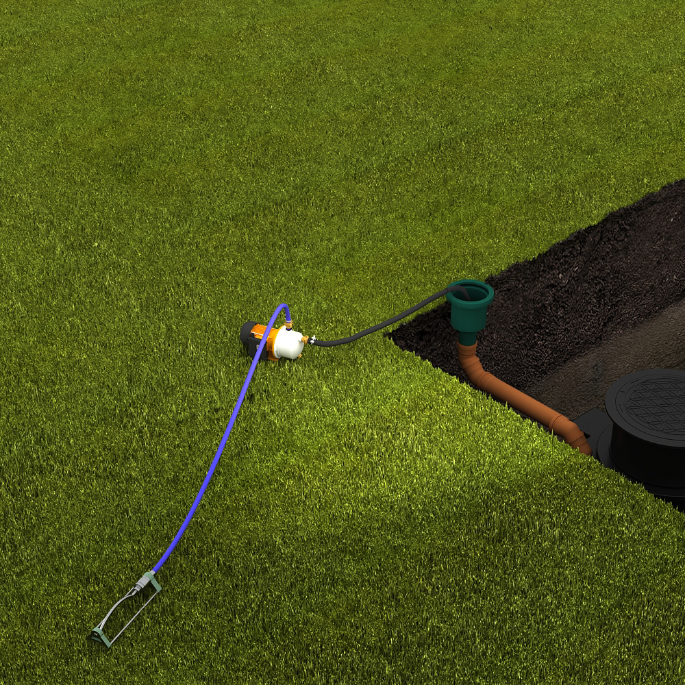 Grundausstattung zur Gartenbewässerung