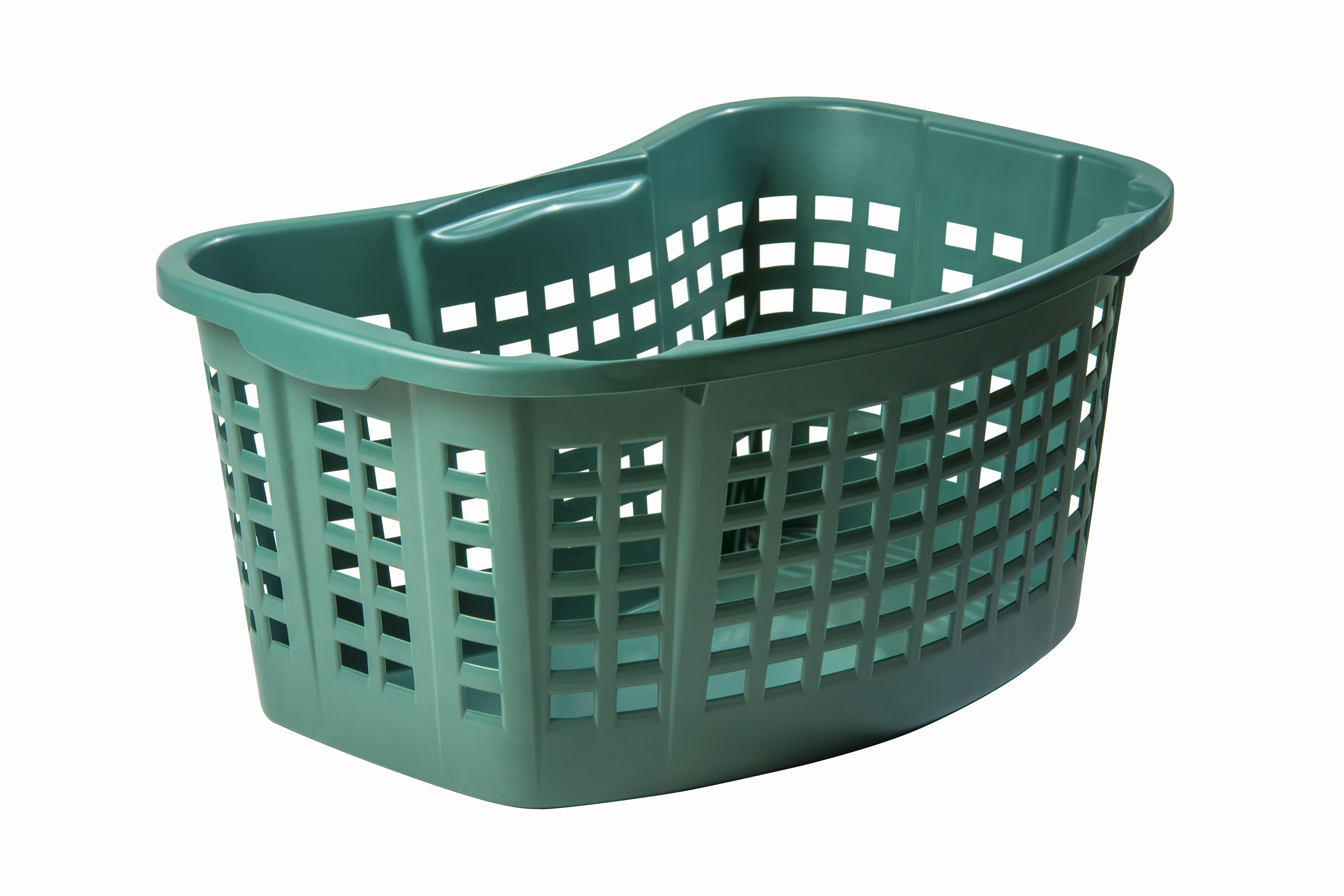 grüner korb stapelbar