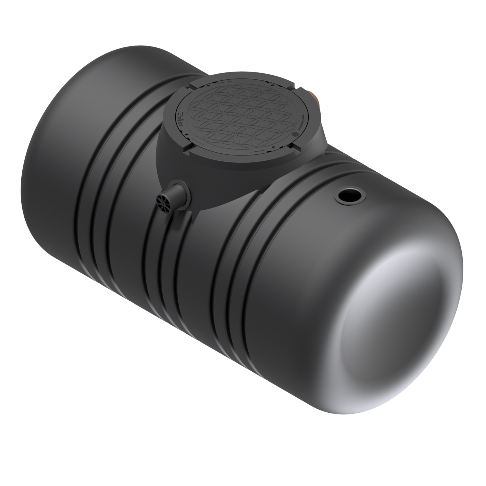 Erdtank 2100l mit Biovitor – Ansicht