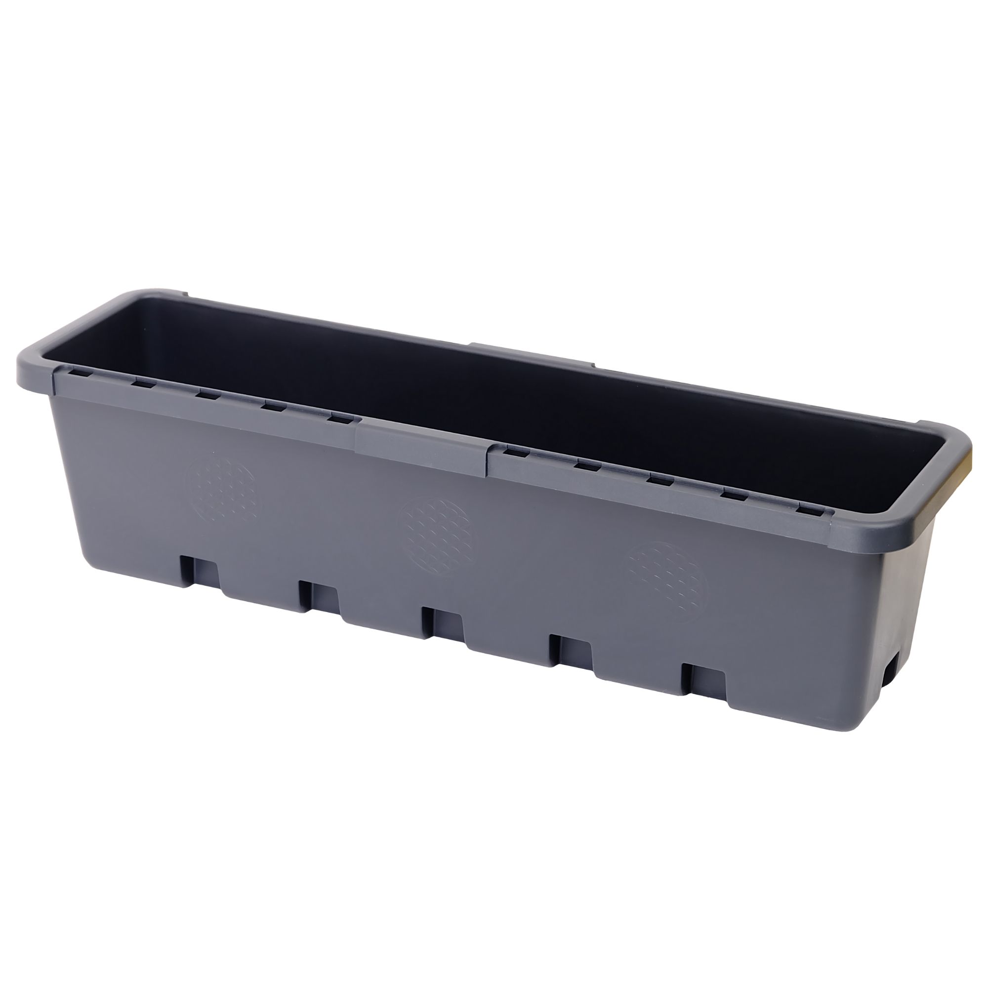 blumenkasten für kräuter auf dem balkon