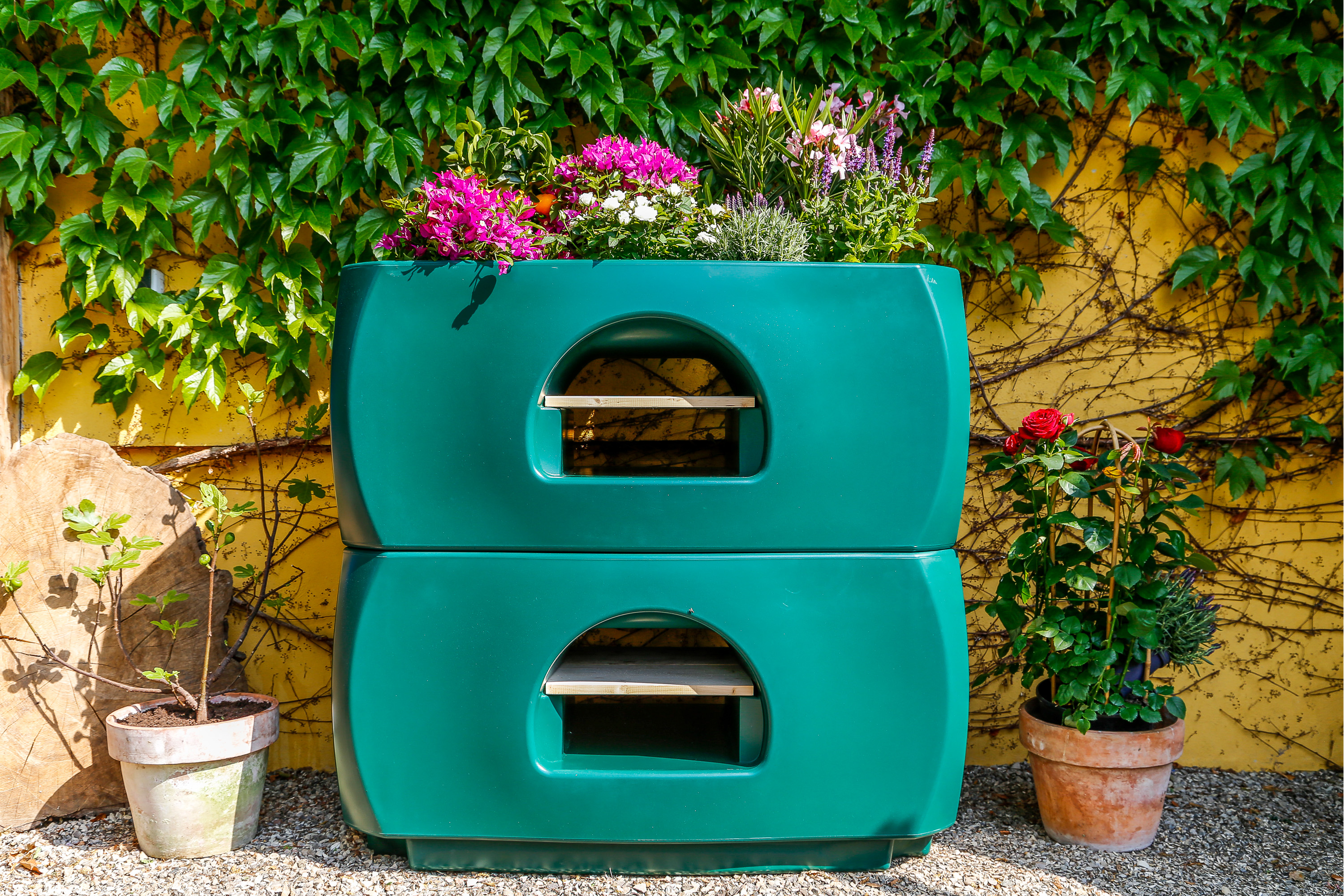 hochbeet garten balkon und bewässerung