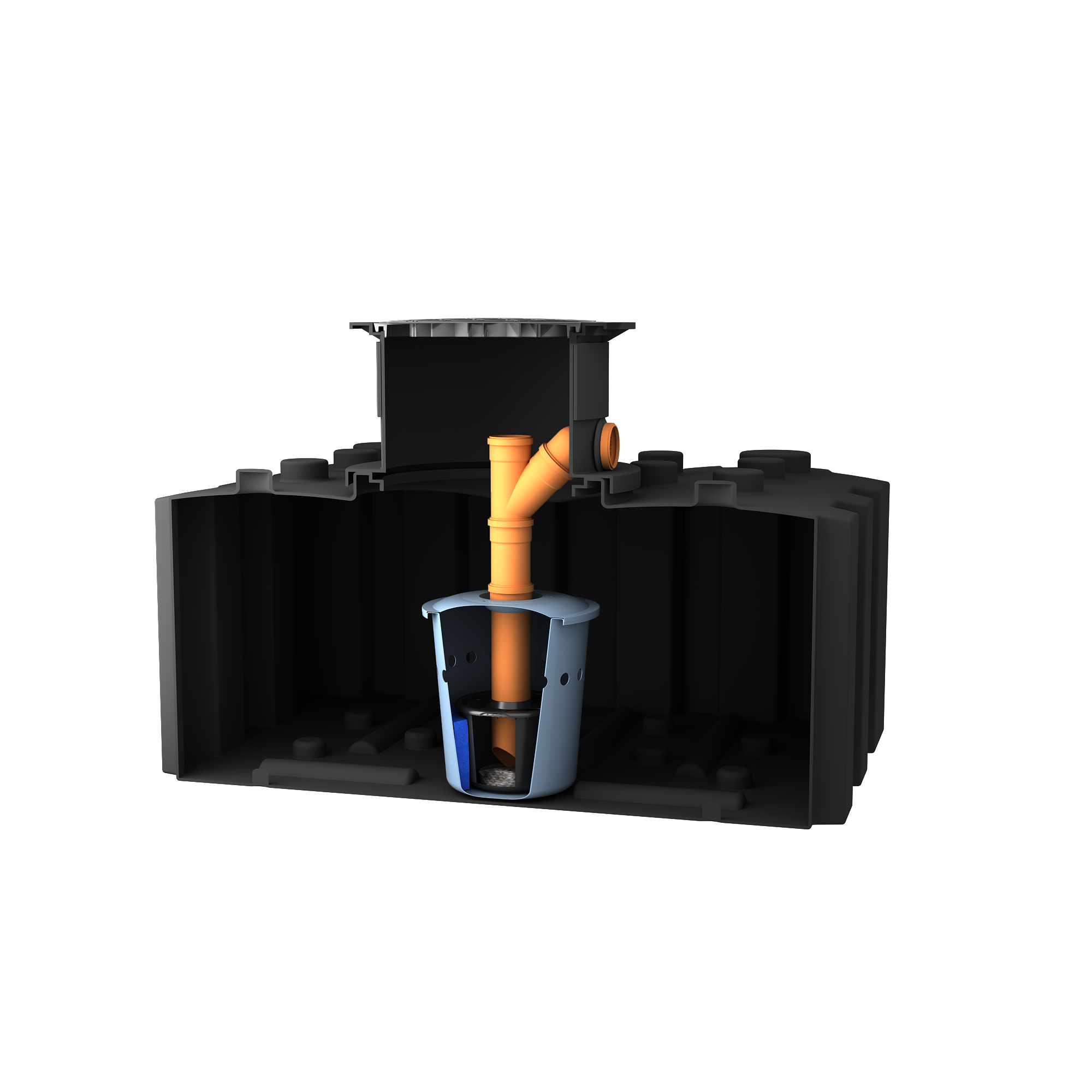 einbau flachtank mit filter