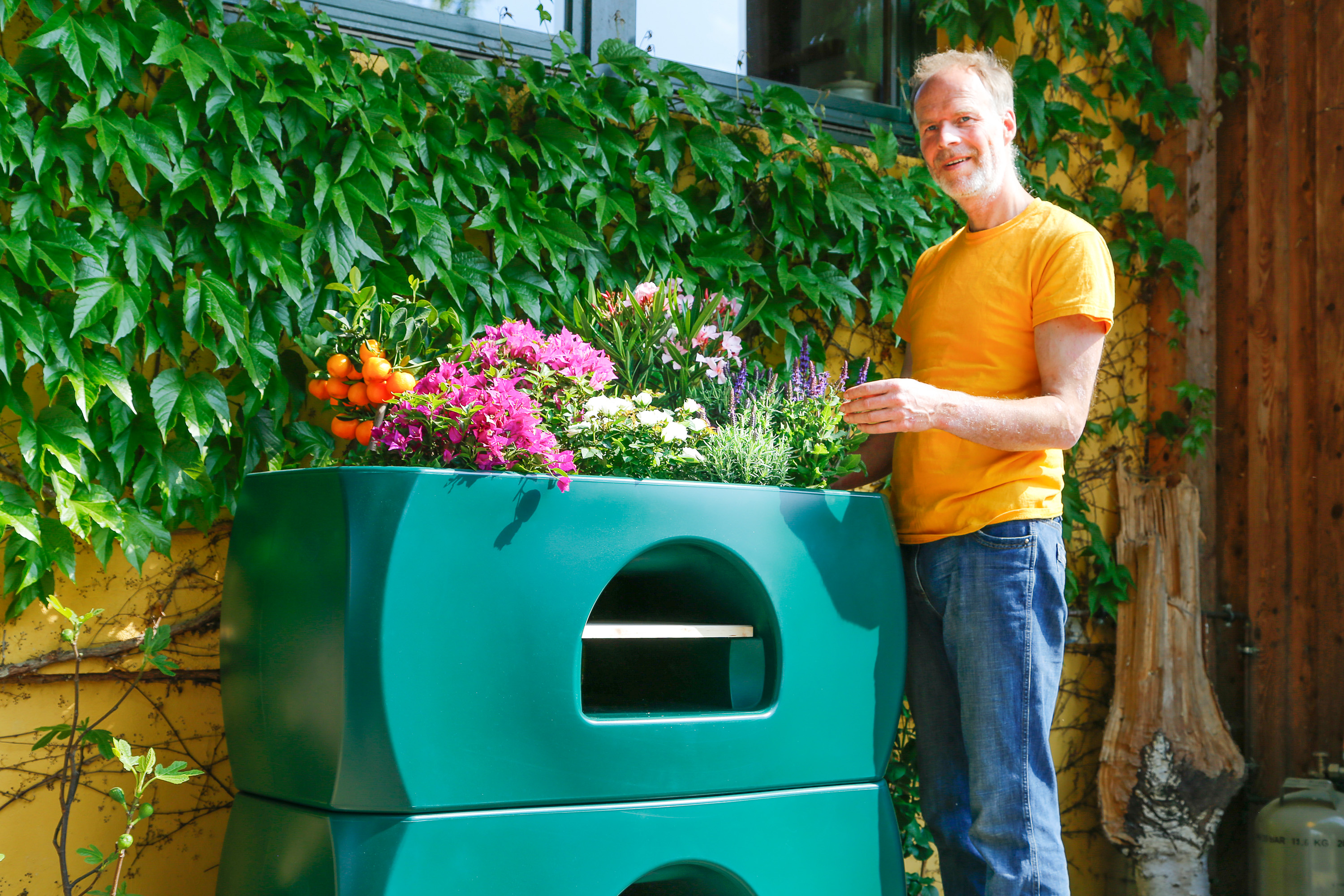 hochbeet garten balkon und bewässerung