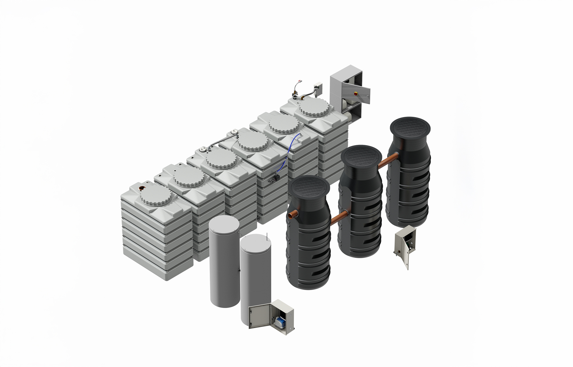 Grauwasser Recycling Anlage