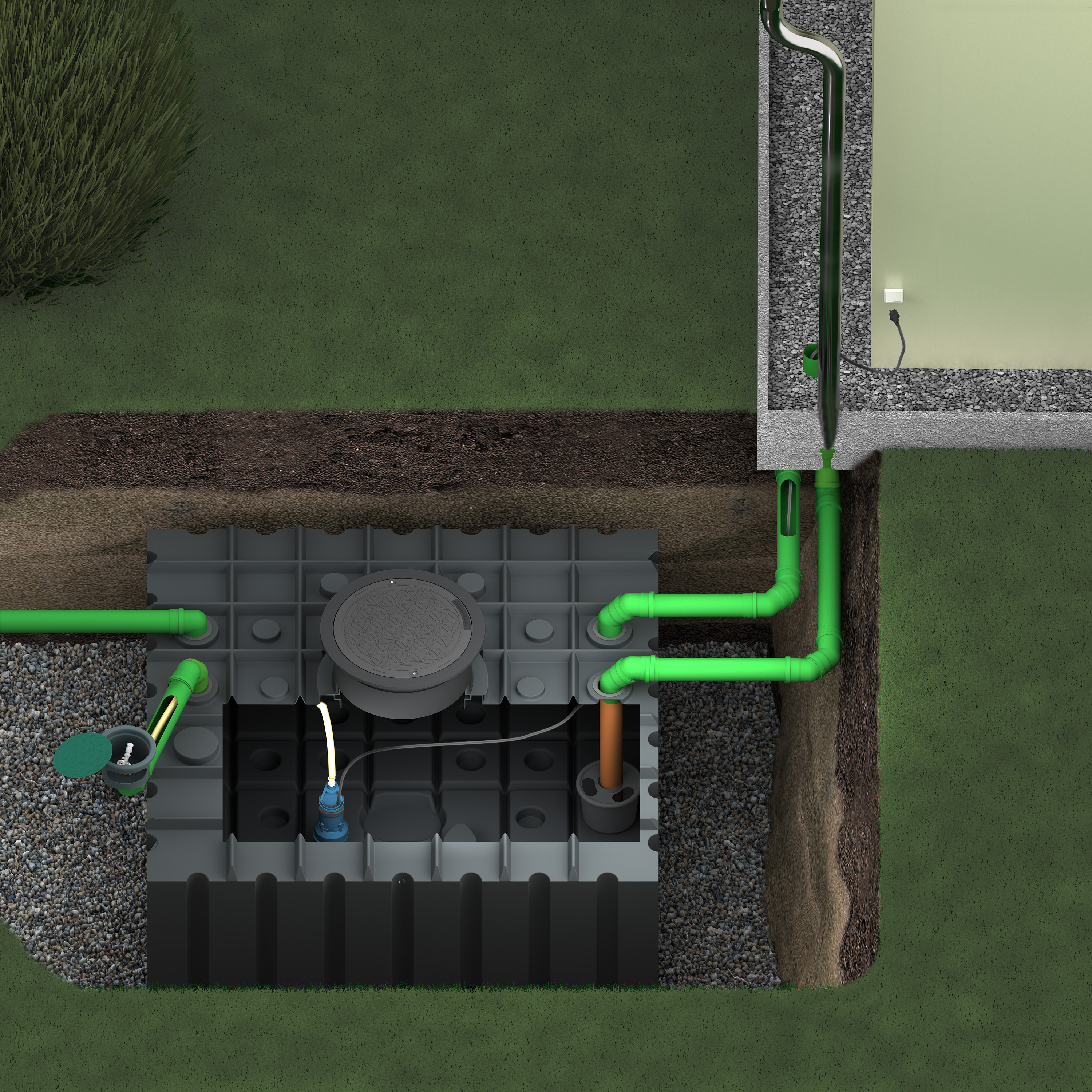 bewässerung garten mit tank