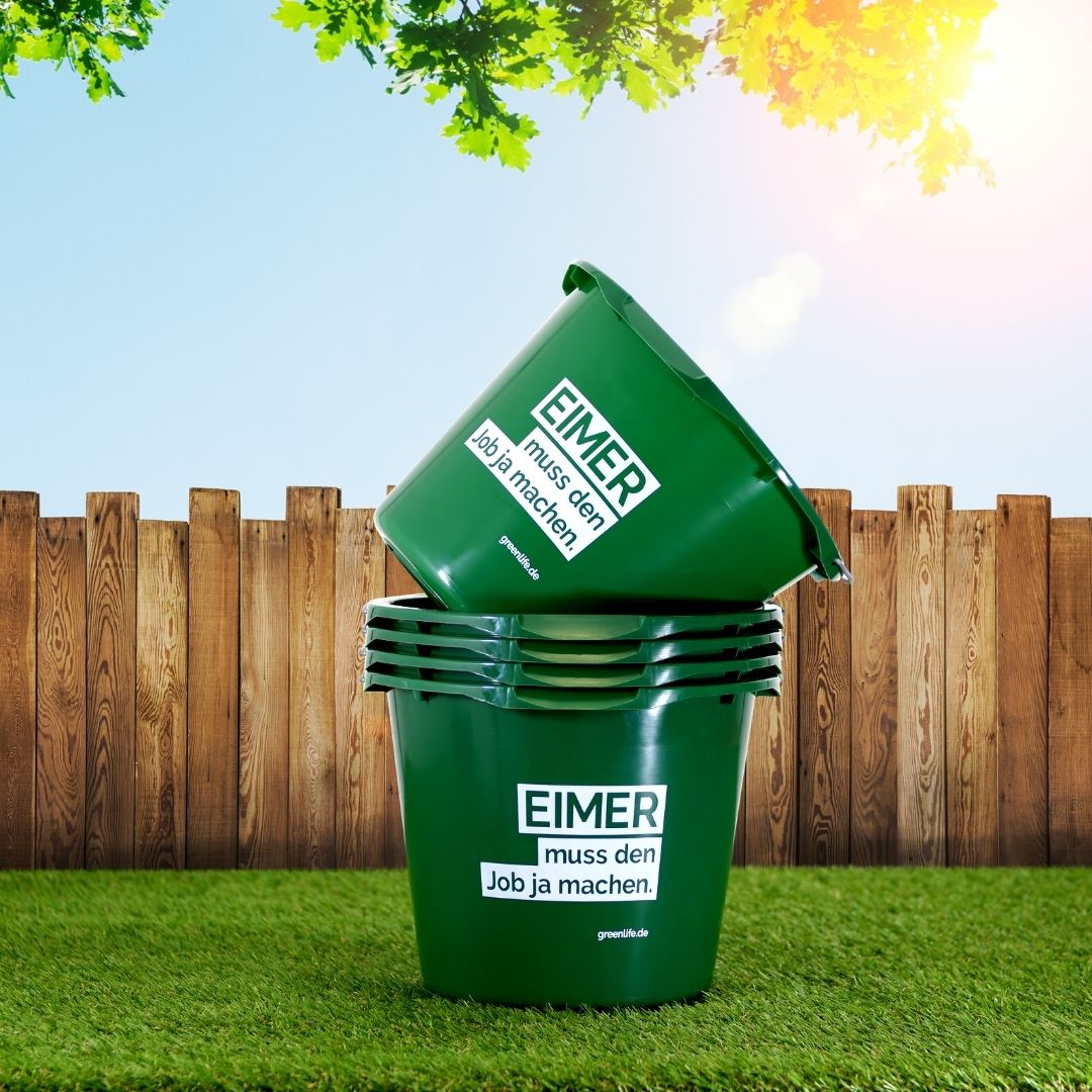 eimer mit aufschrift eimer muss den job ja machen