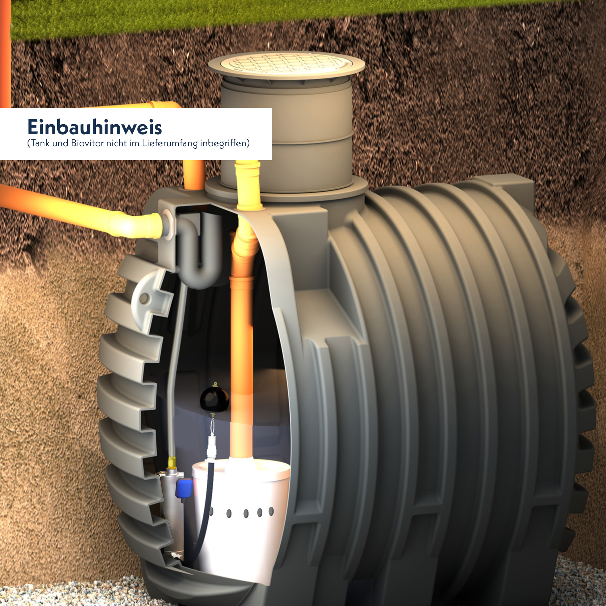 Regenwasseranlage mit Trinkwasseraufbereitung