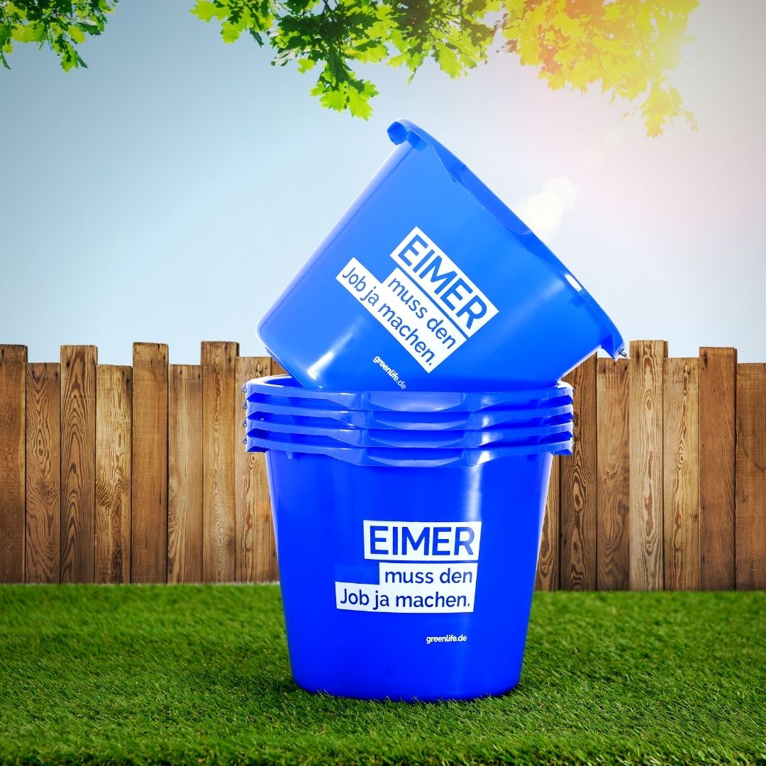 eimer mit aufdruck eimer muss den job ja machen