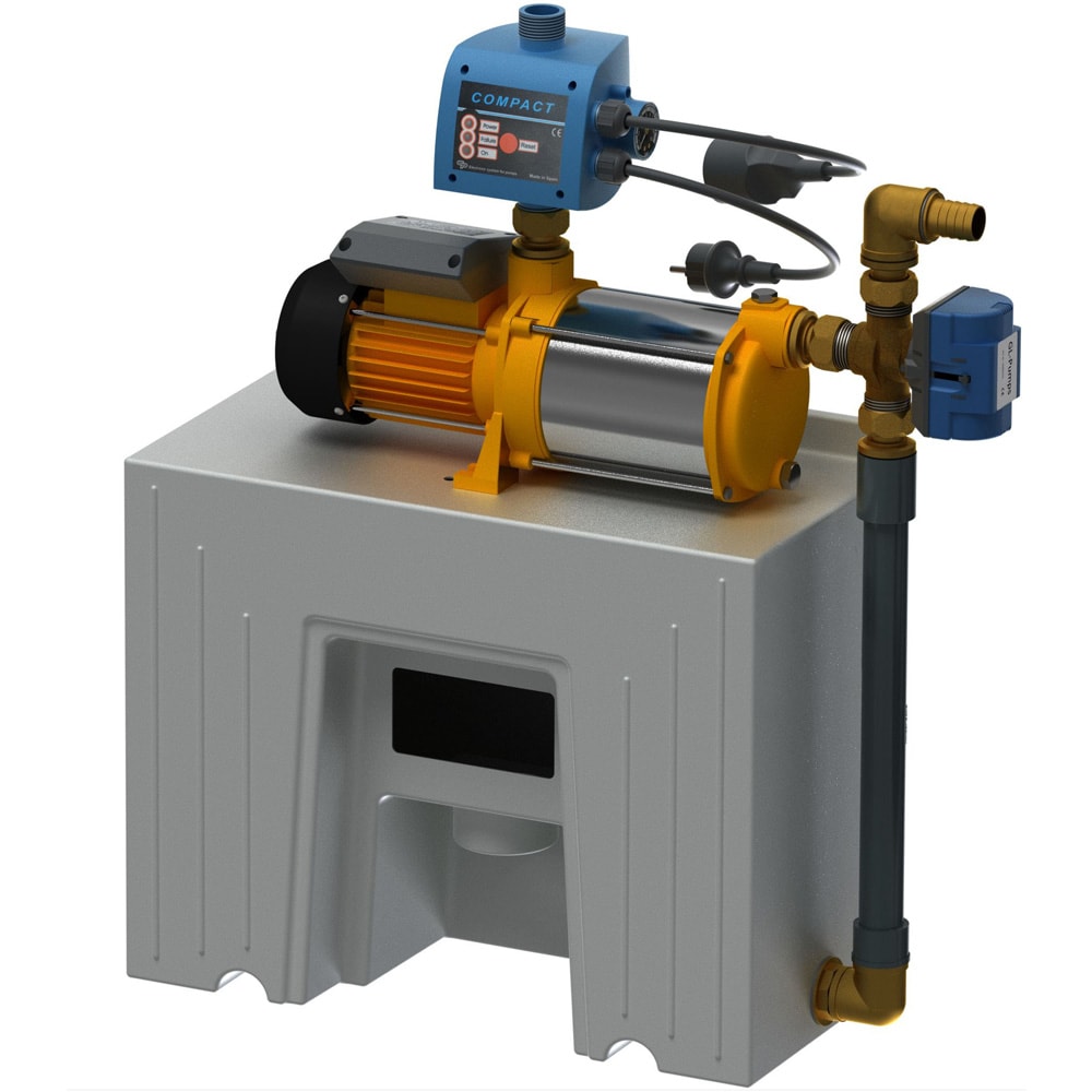 Regenwasser- auf Trinkwasserversorgung Manager