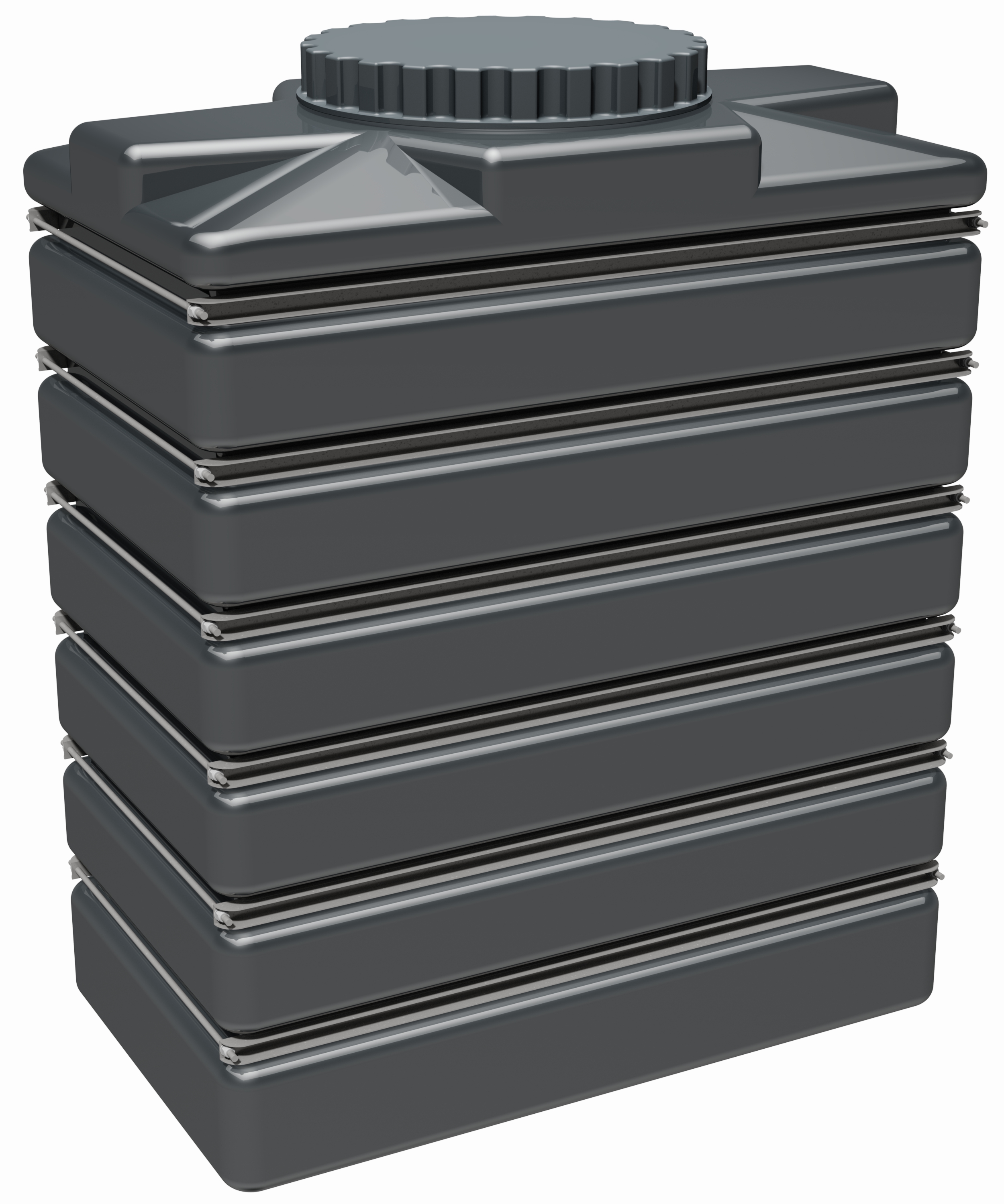 schwarzer tank für den keller