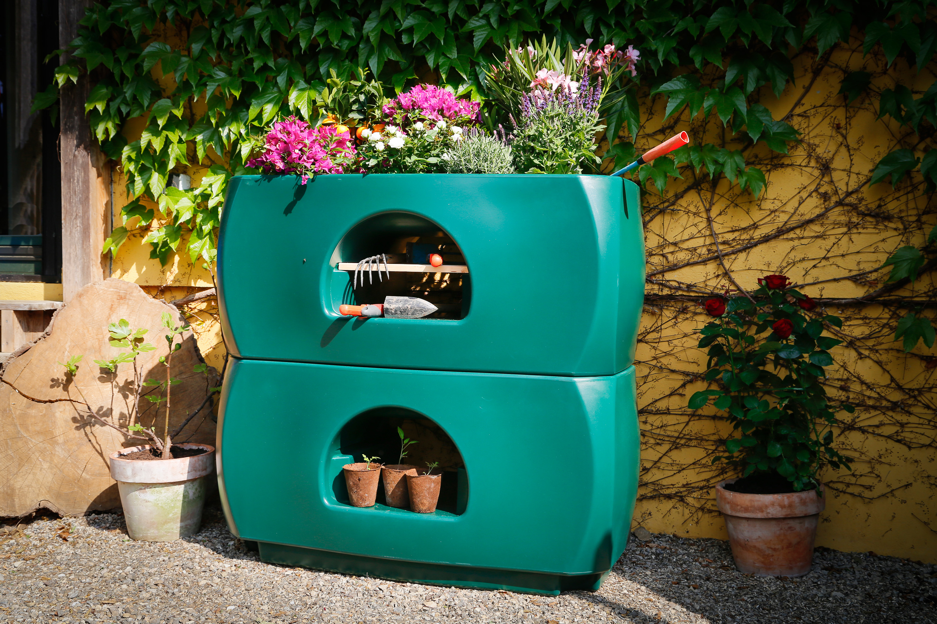 hochbeet garten balkon und bewässerung