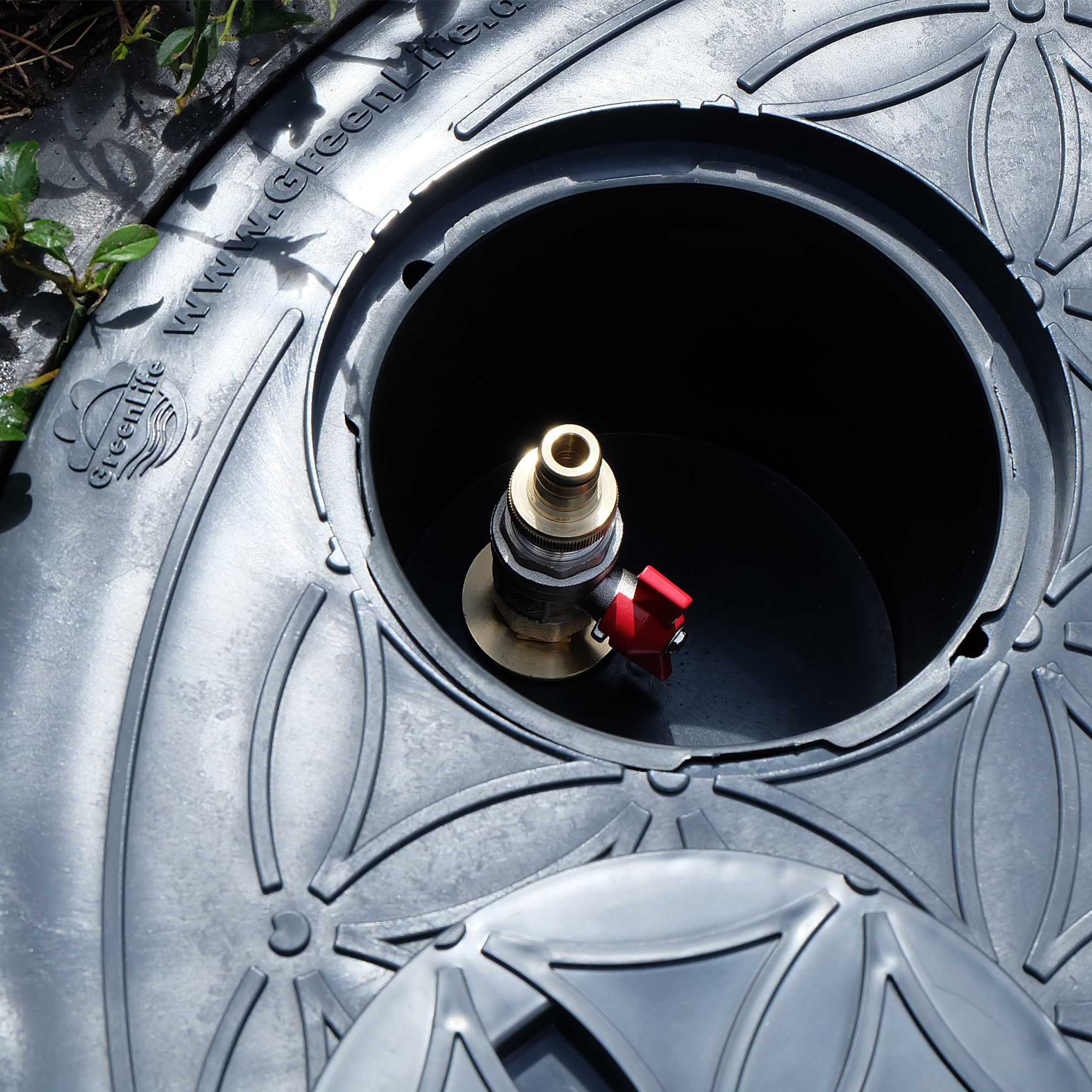 tankabdeckung mit box für technik