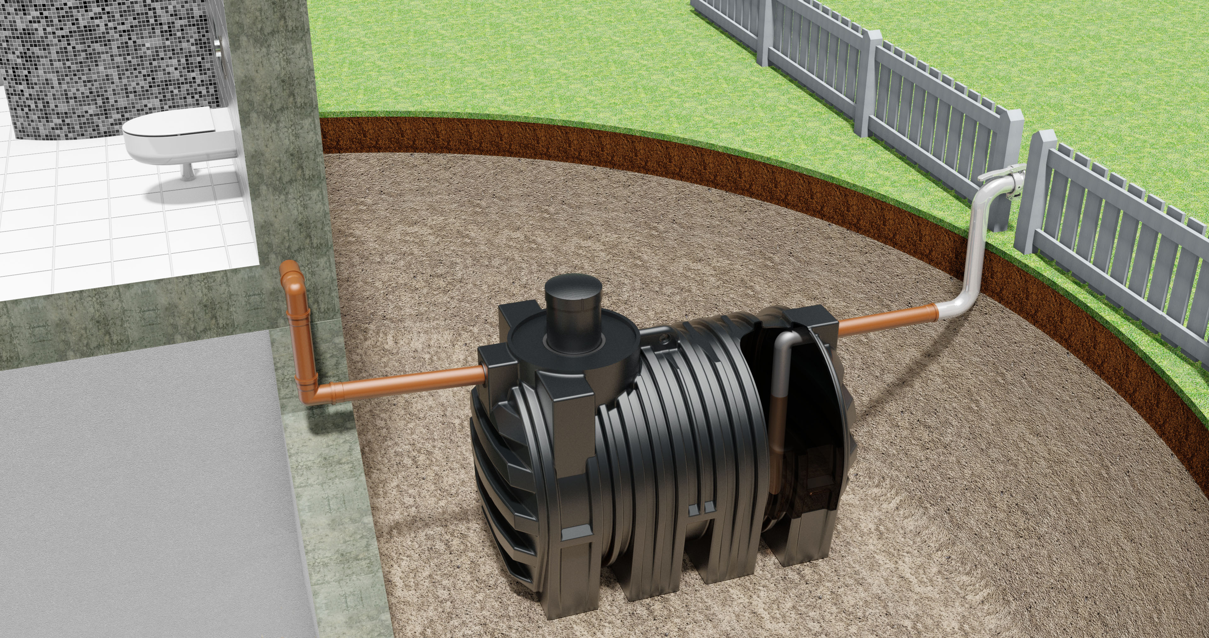 Anlage mit Absaugbogen (auch im Shop erhältlich)