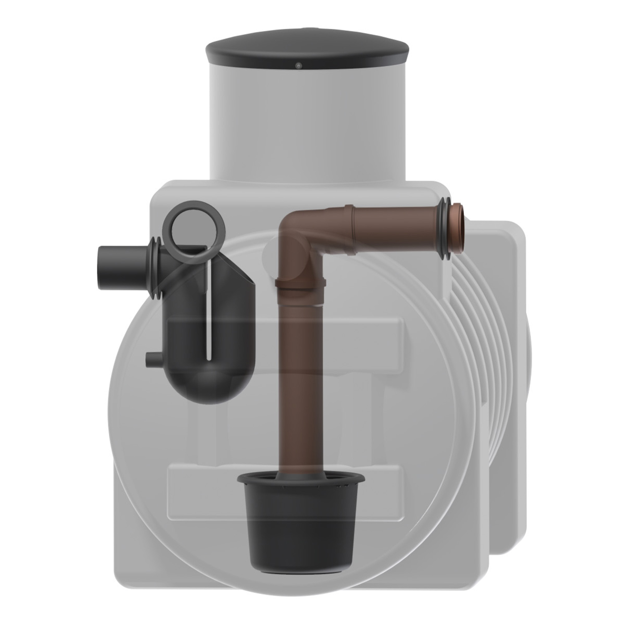 Wassertank Zulaufberuhiger