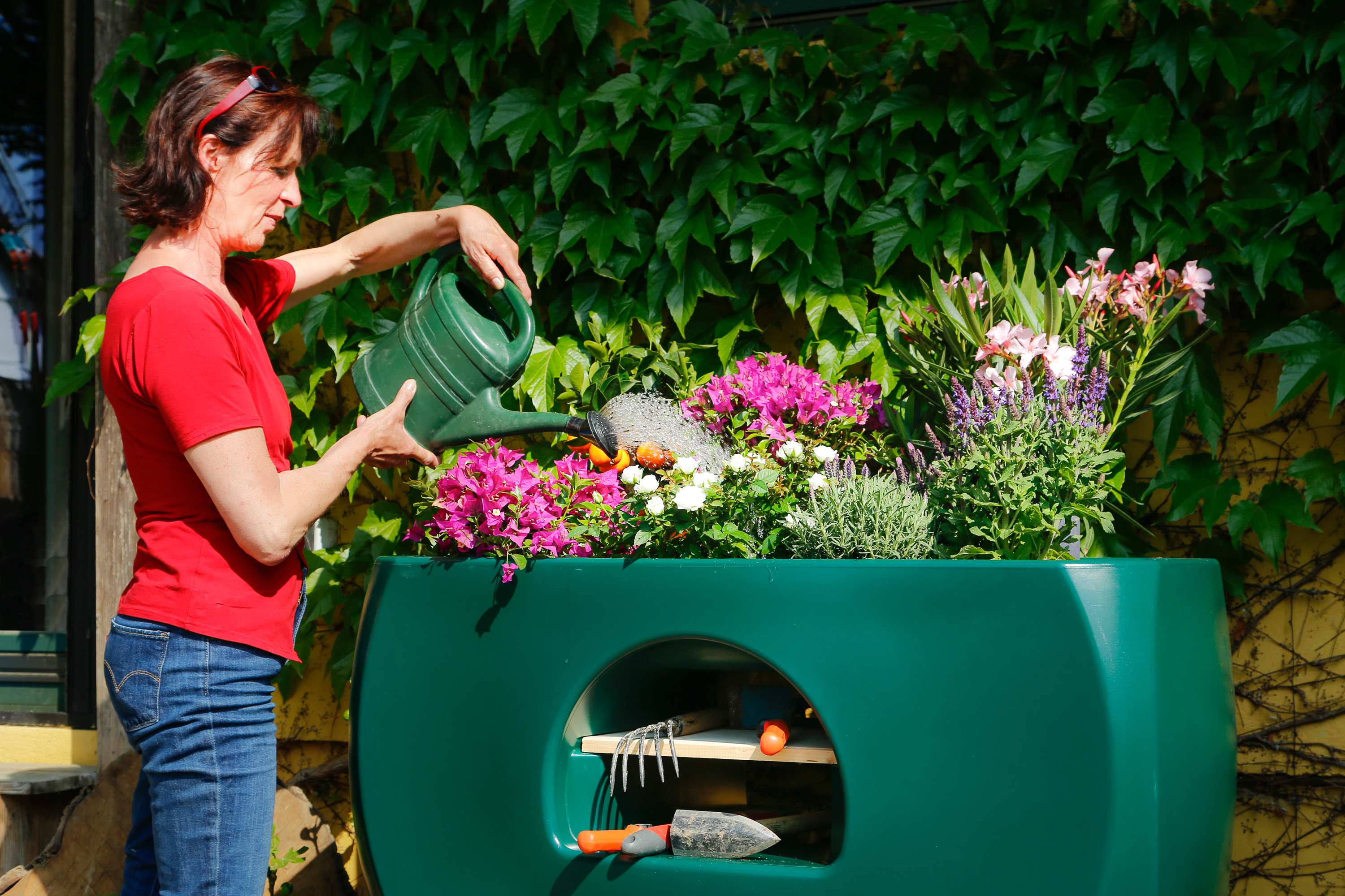 hochbeet garten balkon und bewässerung