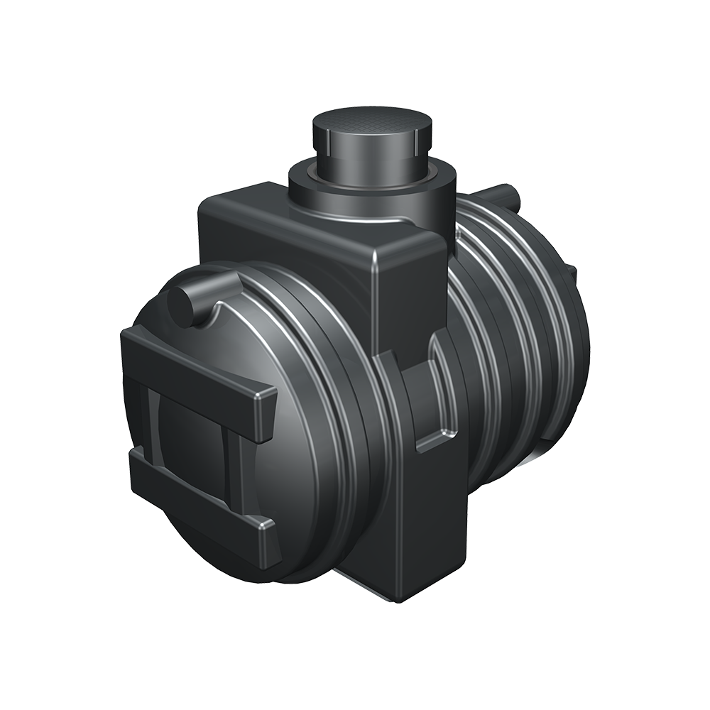 Abwassertank 700 Liter mit Kontrollschacht DN 300 (DIBT-Zulassung)